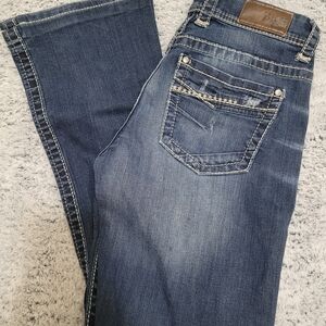 BKE Dark Blue Boot Cut Jeans